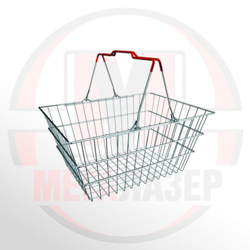 Покупательская корзина металлическая цинк 20л